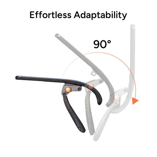 Paiseec Q5 Carbon Fiber Electric Wheelchair With Adjustable Arm Shown At 90-Degree Angle On A White Background 