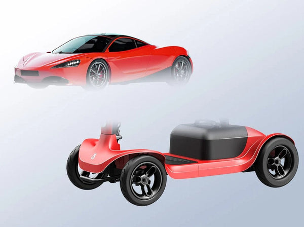 Paiseec S1 Mobility Scooter Base And Fancy Car Comparison
