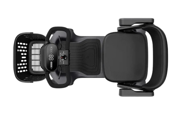 Paiseec S3 Mobility Scooter Overhead View Gray Color With Basket