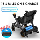 Paiseec W3 Electric Wheelchair Airline Approved Battery 15.6 Miles On One Charge