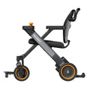 Paiseec W3 Electric Wheelchair Orange And Black Side View 