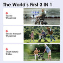 Paiseec W3 Electric Wheelchair Three In One Device, Wheelchair, Rollator, and Transport Chair