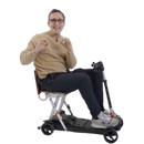 Person Sitting On The Feather 27X Mobility Scooter