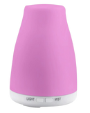 Pink And White Rize Home Aroma Diffuser With Light And Mist Control Button