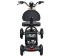 Rear Centered View Of The Bangeran Dragon Mobility Scooter Shown In Black Color