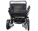 Rear Centered View Of The Bangeran Mammoth Electric Wheelchair Shown With Black Color