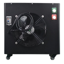 Rear Centered View Of The Dynamic Round Inflatable Cold Plunge Chiller