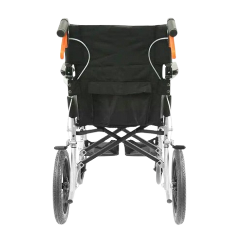 Rear Centered View Of The Karman Ergo Flight Transport Wheelchair