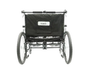 Rear Centered View Of The Karman KM-BT10 Extra Wide Bariatric Wheelchair