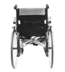 Rear Centered View Of The Karman S-Ergo 305 Wheelchair Shown With Pearl Silver Frame