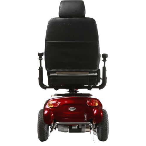 Vista posterior centrada del scooter de movilidad Merits Pioneer 9