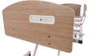 Rear Close Up View Of The Footboard Of The Graham Field Matrix 6200 Hi-Low Hospital Homecare Bed