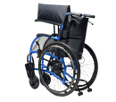 Rear Left Side View Of The Strongback 24 +AB Ultra-Lightweight Wheelchair Shown In The Folded Position