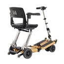 Rear Right Side View Of The FreeRiderUSA Luggie Golden Elite Folding Mobility Scooter
