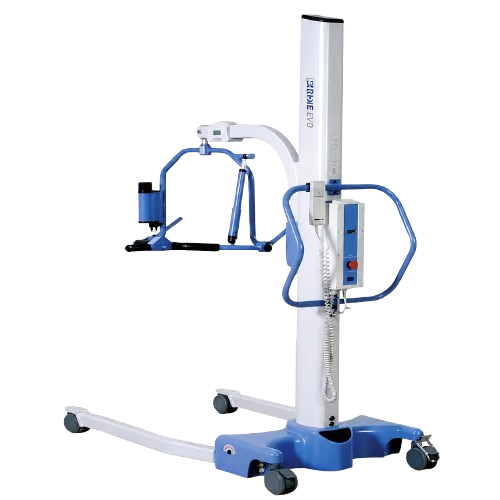 Rear Right Side View Of The Joerns Hoyer Stature Professional Patient Lift