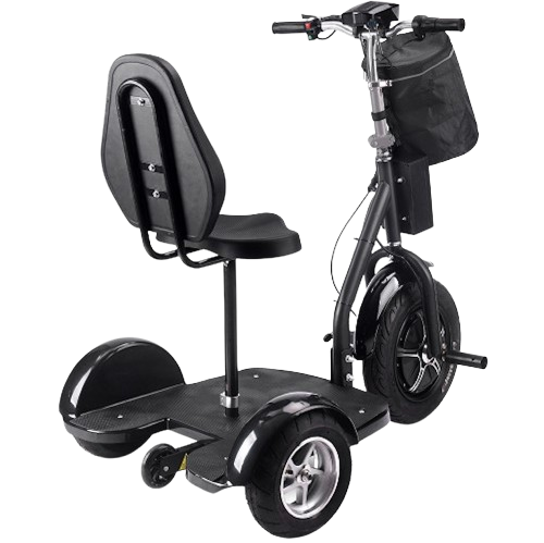 Rear Right Side View Of The MotoTec Electric Trike 48v 1000w Lithium