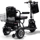 Rear Right Side View Of The MotoTec Folding Mobility Dual Motor Electric Trike