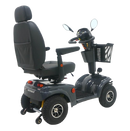 Vista posterior derecha del scooter de movilidad de 4 ruedas Shoprider Expedition XL 4 Deluxe