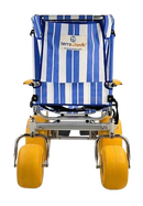 Rear View Of The AccessRec TerraWheels All-Terrain Beach Wheelchair 