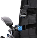 Rear View Of The Armrest For The Strongback 24 Flip Back Arms Ultra-Lightweight Wheelchair Shown In The Flat Position