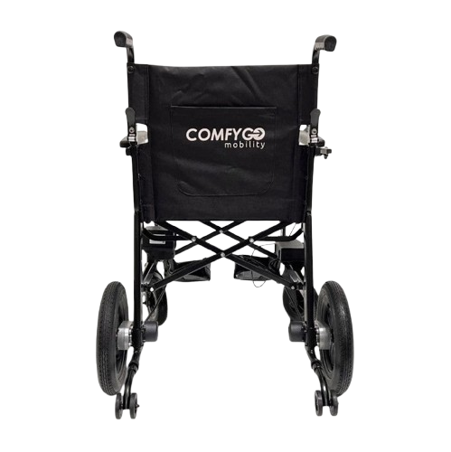 Rear View Of The ComfyGo X-Lite Electric Wheelchair