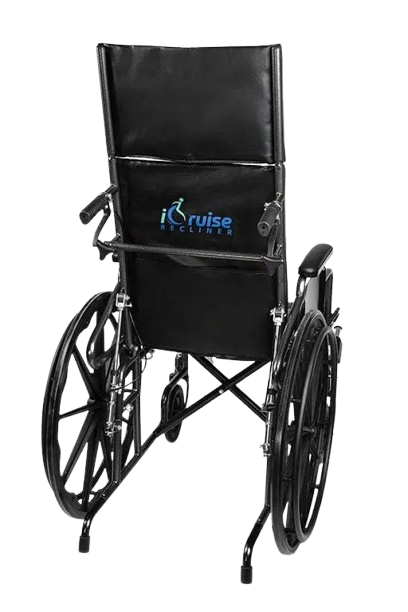 Rear View Of The Emerald iCruise Reclining Wheelchair