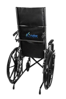 Rear View Of The Emerald iCruise Reclining Wheelchair