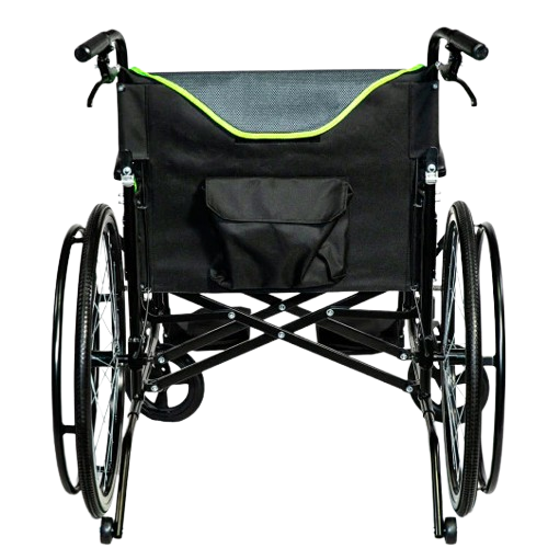Rear View Of The Feather Heavy Duty Wheelchair