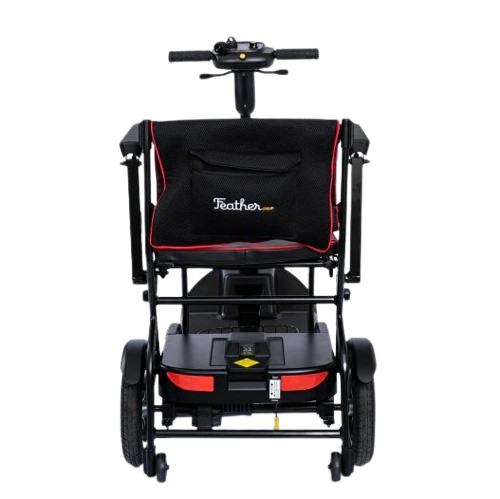 Rear View Of The Feather Mobility Scooter