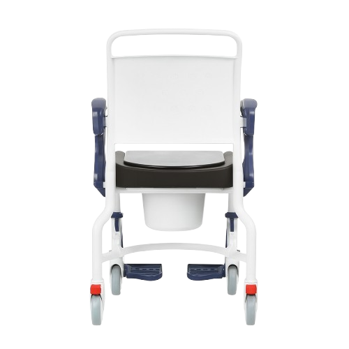 Rear View Of The Rebotec Berlin Shower Commode Chair