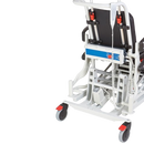 Rear View Of The Rebotec Phoenix Height Adjustable Shower Commode Chair Electrical Model