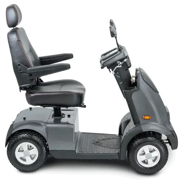 Right Side View Of The AFIKIM Afiscooter C4 Scooter In The Dark Gray Color