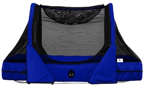 Right Side View Of The Abram's Nation Safety Sleeper 200 Model Shown In Sail Blue Color