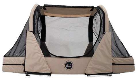 Right Side View Of The Abram's Nation Safety Sleeper 200 Model Shown In Shimmering Sand Color