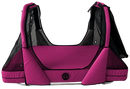 Right Side View Of The Abram's Nation Safety Sleeper 400 Model Shown With An Open Tent Configuration In Hot Pink Color