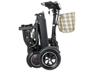 Right Side View Of The Bangeran Dragon EX Mobility Scooter Shown In Black Color In The Folded Position
