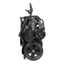 Right Side View Of The ComfyGo Majestic 440 HD Remote Controlled Heavy Duty Electric Wheelchair Shown In The Folded Position