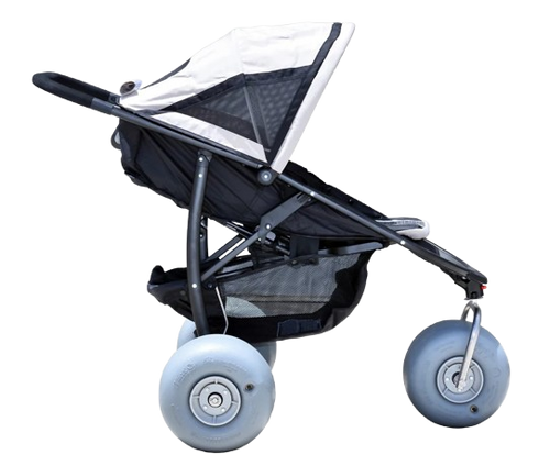 Right Side View Of The Debug Mobility Baby Bug Beach Stroller