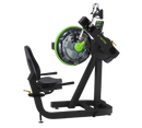 Right Side View Of The Dynamic Fluid Fitness M750 Cycle XT Shown With Pedals In The Upper Body Position