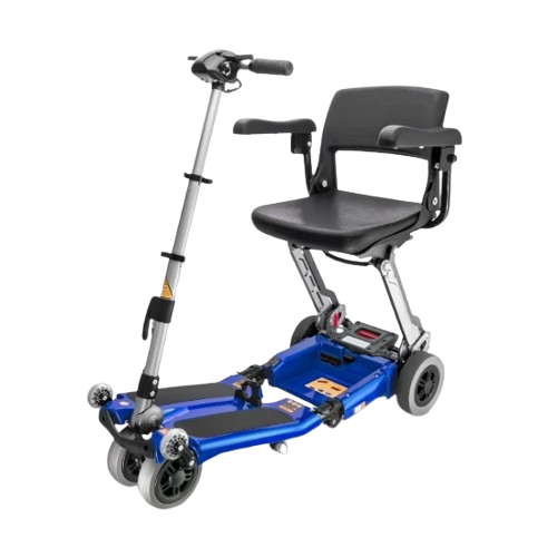 Right Side View Of The FreeRiderUSA Luggie Elite Folding Mobility Scooter