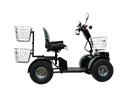 Right Side View Of The Green Transporter Cheeta Golf All-Terrain Mobility Scooter Single Seat 