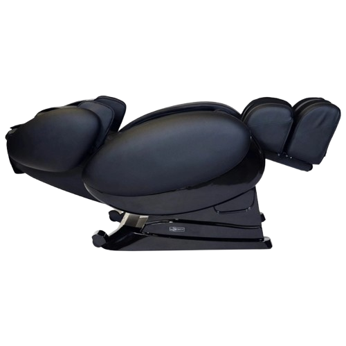 Right Side View Of The Infinity IT-8500 Plus Massage Chair Shown In Black Color In The Zero Gravity Recline Position