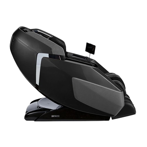 Right Side View Of The Infinity Imperial Syner-D Massage Chair Shown In Black/Black Color