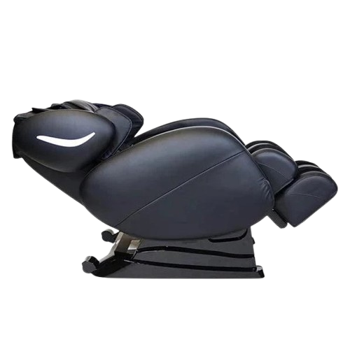 Right Side View Of The Infinity Smart Chair X3 3D/4D Massage Chair In The Zero Gravity Reclined Position Shown In Black Color