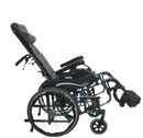 Right Side View Of The Karman VIP-515 Tilt-In-Space Wheelchair Shown In The Tilted Position