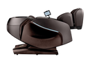 Right Side View Of The Kyota Hatsumei M900 AI 4D Massage Chair In Dark Brown Color Shown In The Zero Gravity Reclined Position