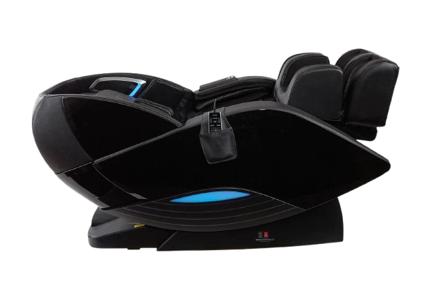 Right Side View Of The Kyota Yutaka M898 Massage Chair In The Zero Gravity Position Shown In The Black Color
