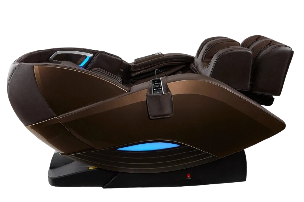 Right Side View Of The Kyota Yutaka M898 Massage Chair In The Zero Gravity Position Shown In The Brown Color