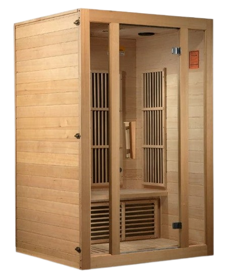 Right Side View Of The Maxxus Seattle 2-Person Near Zero EMF FAR Infrared Indoor Sauna | MX-J206-01-ZF