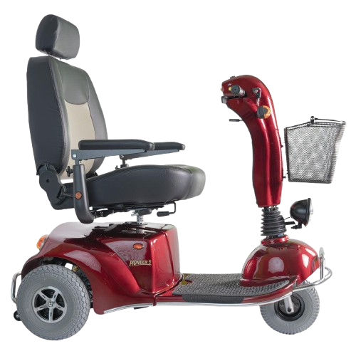 Right Side View Of The Merits Pioneer 9 Mobility Scooter